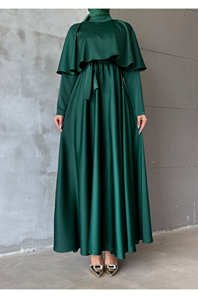 Modarana KADIN PELERİN DETAYLI BELLE TESETTÜR ABİYE