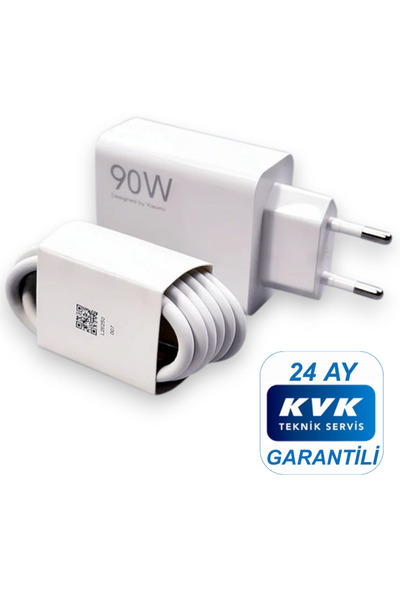 Xiaomi 90W (WATT) Typ-c Hızlı Şarj Aleti Adaptörü Kablo Seti %100 Orıjinal ( KVK Teknik Servis Garantili )
