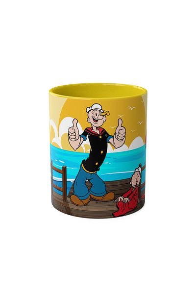 DUBLEMETRE Cartoon Character Printed Mug