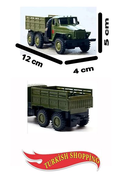 shop 1:36 Scale Durable Metal Plastic Military Truck Pull Drop