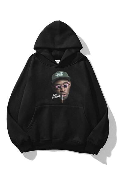 Tarzsokak Unisex Tyler The Creator φούτερ Hoodie Black