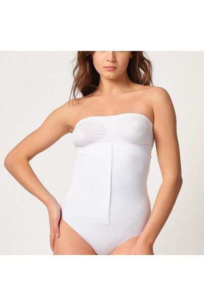 bazaar-turkey all you need White Emay 2088 Slip Corset with Front Agraph