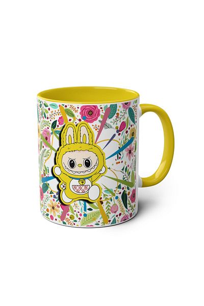 DUBLEMETRE Cute Characters Printed Mug