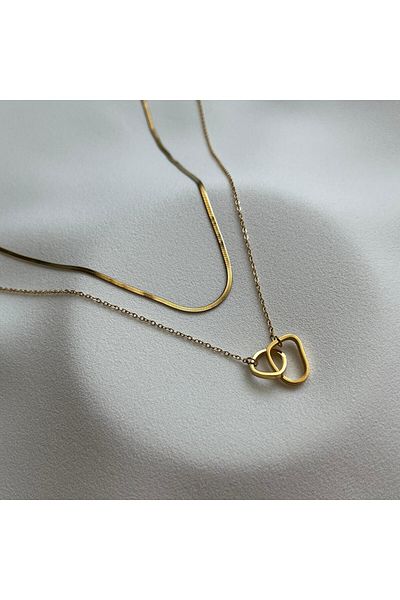Arye Aksesuar Steel Thin Italian Chain Necklace