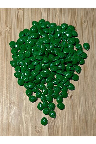 Öztürk Зелени пластмасови мъниста тип „сълзи“ за дантела, вечерни рокли, бижу...