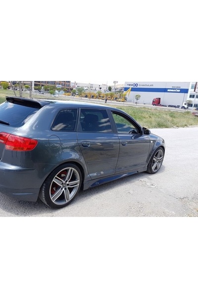 HM Fiberglass AUDİ A3 8P 2 KAPI - 5KAPI YAN MARŞPİYEL SETİ (SAĞ-SOL) - BOYASI...