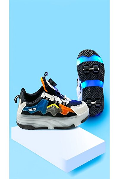 gulflower nude led işikli tekerlekli ayakkabı şarj edilebilir yılın modası