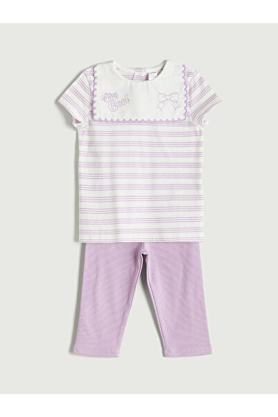 LC Waikiki New Season Crew Neck Embroidered Girl's Undershirt