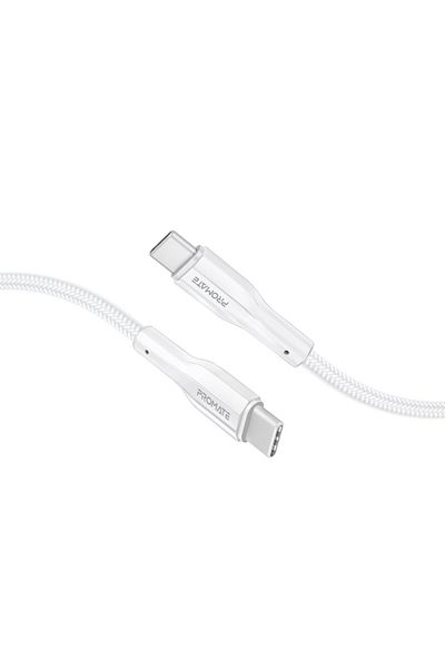 Promate USB-C™ to USB-C™ Cable, 60W Fast Power Delivery with 480Mbps Data Sync