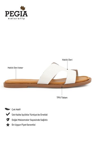 Pegia Papuci de damă din piele naturală DG6055
