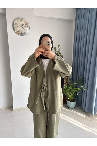 MODA EGE Modal Fabric Kimono Set