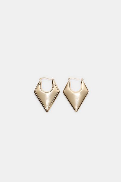 Stradivarius Diamond-shaped earrings