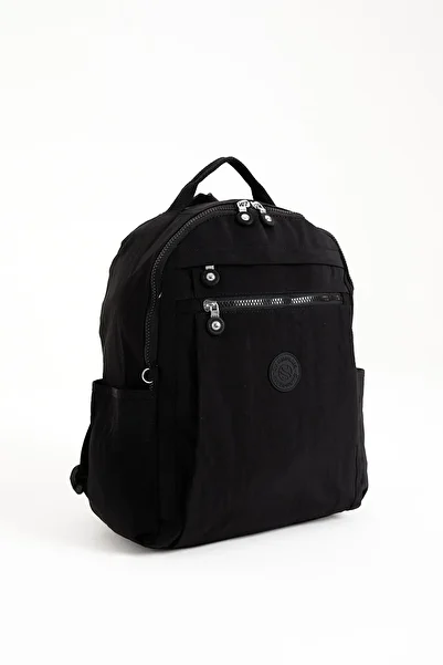 H&D COLLECTİON Unisex Water Resistant Crinkle Fabric Multi-Compartment Laptop School and Backpack 3059
