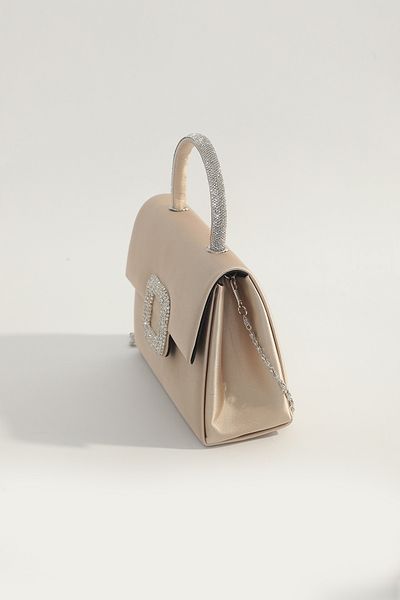 By-Kuss Sparkling Buckle Evening Dress Bag