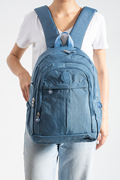 çantamgelsin Rucsac de școală MEGA, impermeabil, unisex, cu mai multe compart...