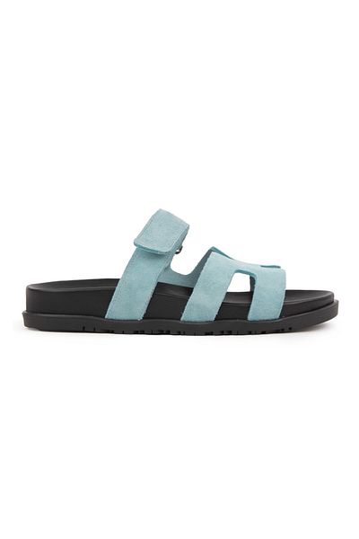 Pegia Women's Strappy Suede Slippers 215516