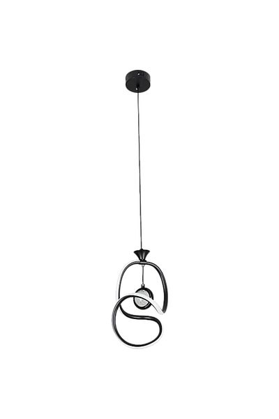 Hummer Modern Pendant Light Black Single with 3 Color Light 36W