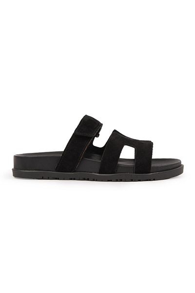 Pegia Women's Strappy Suede Slippers 215516