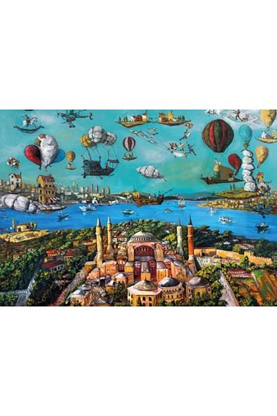 STOREMAX Migration Routes Hagia Sophia 2000 Piece Puzzle -Ks Puzzle Star Buy Bz 1087243