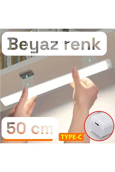 erşahaydınlatma 3 renk Şarjlı 50 Cm Pır Hareket Sensörlü Led Aydınlatma