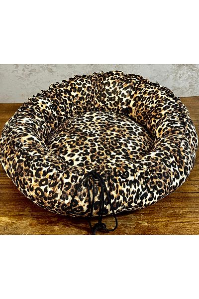 happyteks boutique Μαξιλάρι για σκύλους γάτας leopard