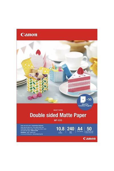 Canon Double-Sided Matte Paper MP-101D, A4, 240 g/m², 50 Sheets