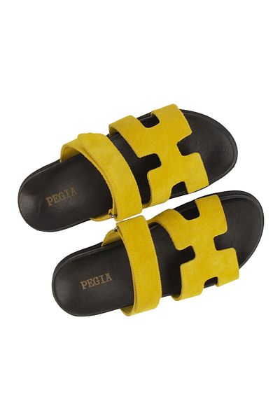 Pegia Women's Strappy Suede Slippers 215516
