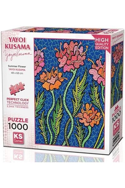 STOREMAX Games 1000 Piece Summer Flowers Puzzle Star Buy Bz 1087243