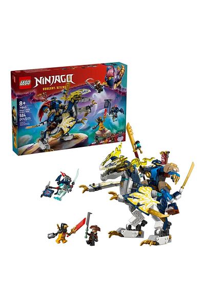 LiderGlobal 71843 Lego Ninjago Rogue's Robot Dragon Rider 584 Parts +8 Years
