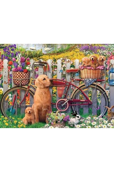 STOREMAX 500 Piece Puzzle Dogs in the Garden Star Buy Bz 1087243