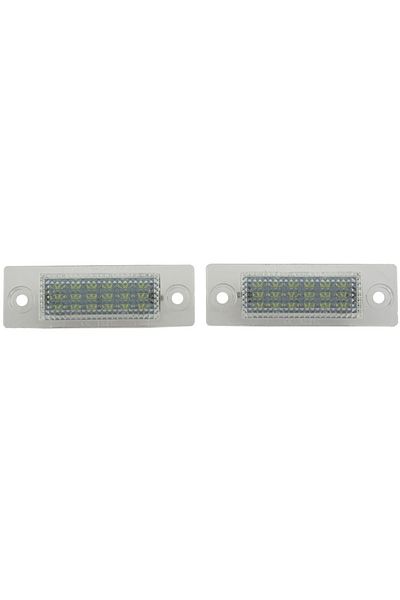 DELUXETUNING Set 2 lampi numar LED compatibil VW Caddy, T4, Passat B5, Jetta, Touran, T5