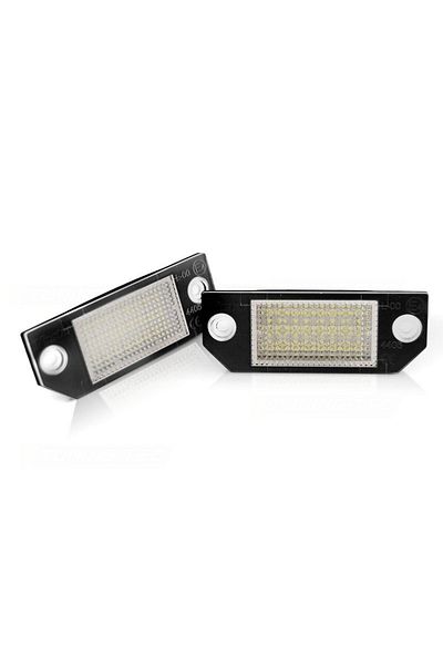 DELUXETUNING Set 2 lampi numar LED compatibil Ford C-MAX 2006-2010, Focus 2 2004-2008, Focus C-Max 2003-2006