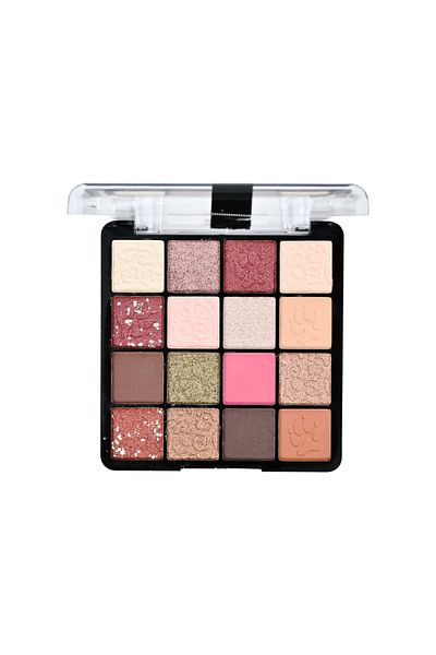 KWK Professional Makeup "Absolute Warmth" Eyeshadow Palette - (16 Colors)