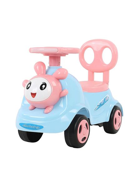 MASA Cute Animal Ride-On Car for Kids – Push Car with Backrest & Steering Wheel (Multiple Colors)