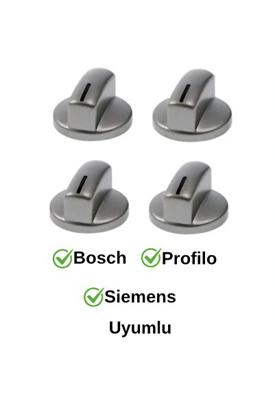 Lentebur34 Ocak Düğmesi Gaz Açma Kapama Düğmesi Ankastre Set Üstü - Gri Renk ...