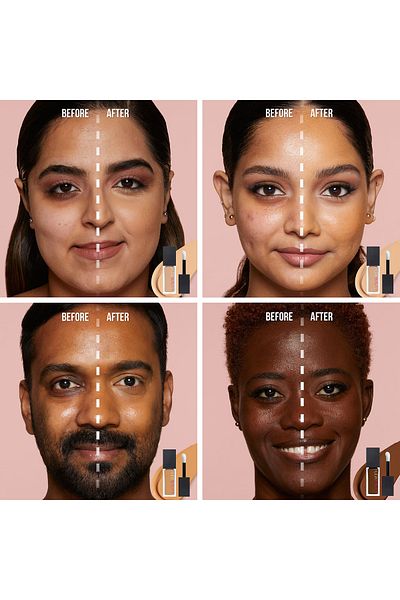 Huda Beauty Liquid Concealer That Brightens Skin, Hides Imperfections, and Gives a Matte Look All Day - 5.3g Toasted Almond