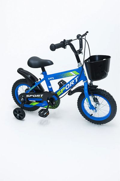 MASA 14-Inch Kids Bicycle with Basket & Training Wheels – Sport Bike for Boys & Girls | BB1059-B