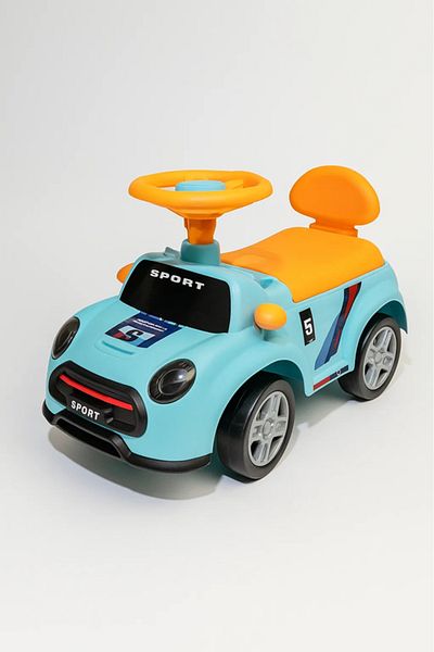 MASA Kids Ride-On Sport Car – Push Toy with Steering Wheel & Backrest for Toddlers (Multiple Colors)
