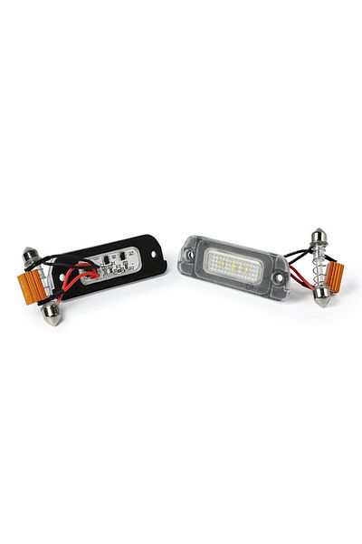DELUXETUNING Set 2 lampi numar LED compatibil MERCEDES clasa M ML W164 2005-2011