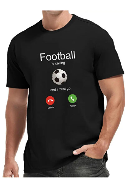 SVART WEAR Футболът ме вика и трябва да отида Футболна тениска Оверсайз