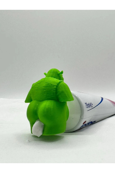 zscraft Shrek Diş Macunu Kapağı - Eğlenceli Diş Macunu Kapağı