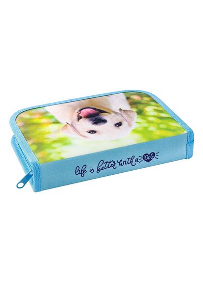 Eberhard Faber Eberhard Faber pencil case Catei model, equipped with 42 pieces, 19.6 x 13.2 x 3.4 cm, with zipper, assorted