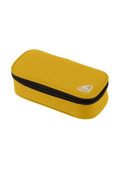 walker Pencil Case Classic Model, Oval, Unequipped, 21 X 10 X 6 Cm, With Zipper, Yellow