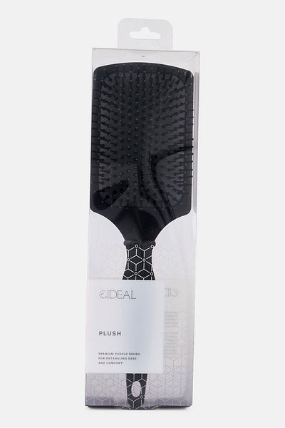 Eideal Plush Premium Paddle Brush, Black