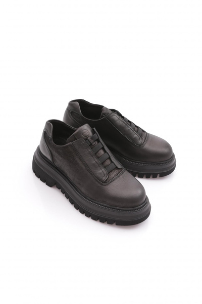 Mammamia D24Ka-3335 Women's Leather Casual Shoes