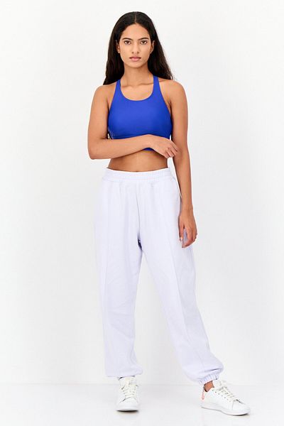 New Balance Women Relaxed Fit Running Sweatpants, Purple