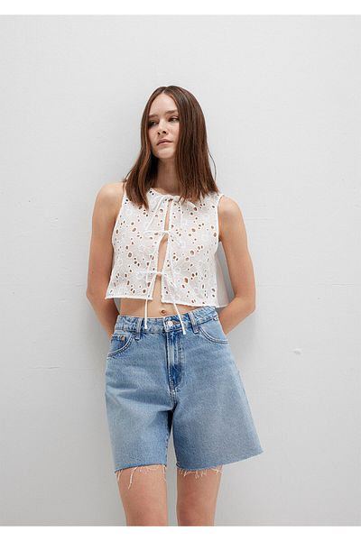 Mavi Lace Detailed Fisto Embroidered Top 1211177-70057