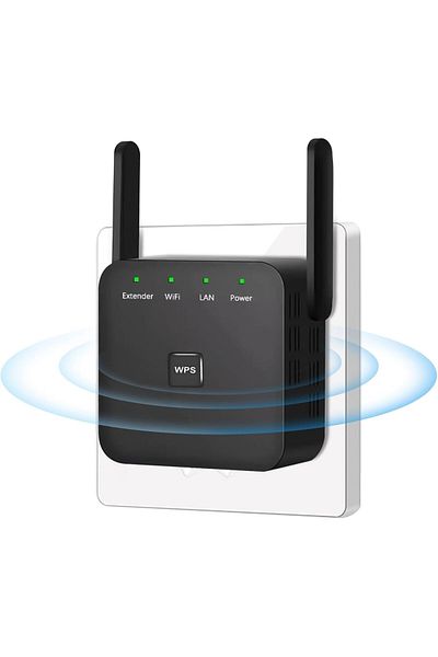 Saharaz WiFi Extender,with Ethernet Port,Covers Up to 10000 Sq.ft and 60 Devices,Internet Booster