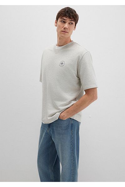 Mavi Mv Printed Gray T-Shirt Relaxed Fit / Relaxed Cut 0612846-82498