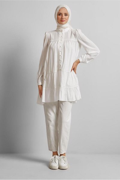Alvina Flange Detailled Tunic 45493